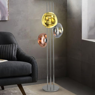 Three Lava Glass Floor Lamp Ledecoo