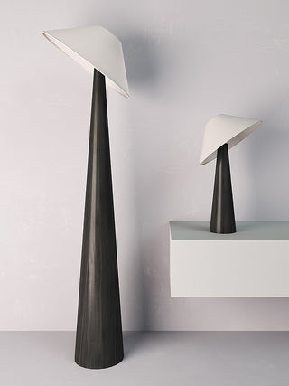 Tilt Hat Wooden Floor Lamp Ledecoo