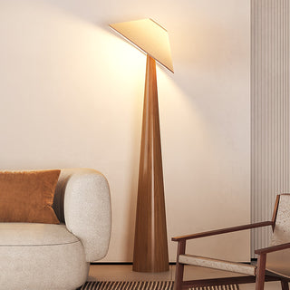 Tilt Hat Wooden Floor Lamp Ledecoo