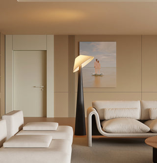 Tilt Hat Wooden Floor Lamp Ledecoo