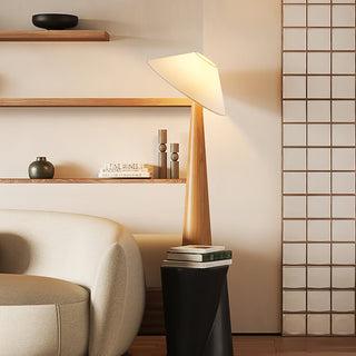 Tilt Hat Wooden Floor Lamp Ledecoo