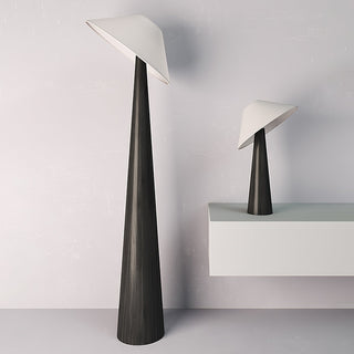 Tilt Hat Wooden Floor Lamp Ledecoo