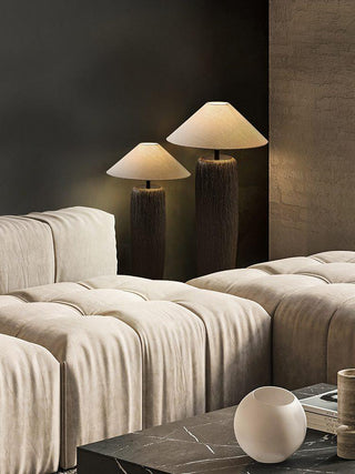 Weathered Wood Grain Floor Lamp Ledecoo