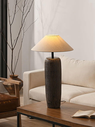 Weathered Wood Grain Floor Lamp Ledecoo