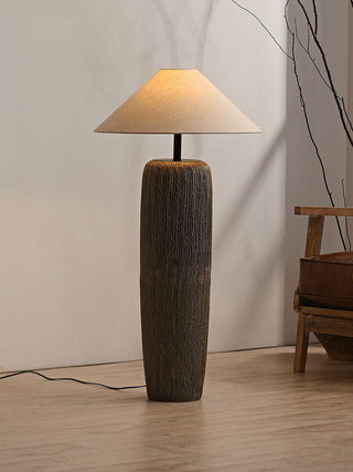 Weathered Wood Grain Floor Lamp Ledecoo