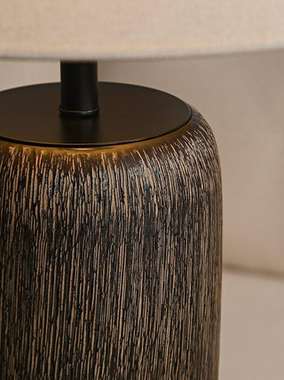 Weathered Wood Grain Floor Lamp Ledecoo