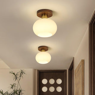 White Shell Ceiling Lamp Arkstarhome