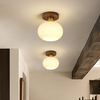 White Shell Ceiling Lamp Arkstarhome