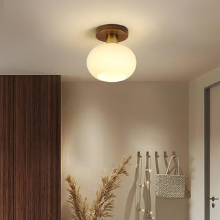 White Shell Ceiling Lamp Arkstarhome