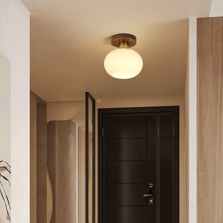 White Shell Ceiling Lamp Arkstarhome