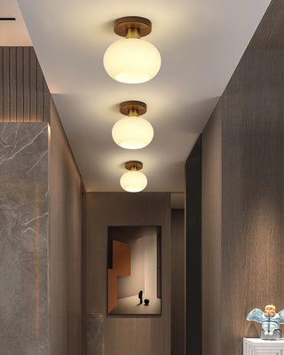 White Shell Ceiling Lamp Arkstarhome