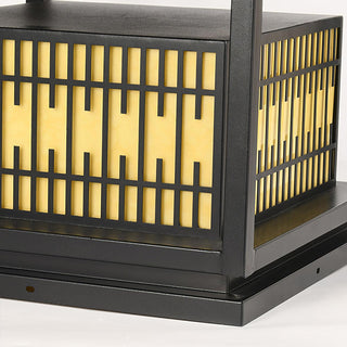 Window Grille Outdoor Post Light Ledecoo
