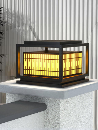 Window Grille Outdoor Post Light Ledecoo