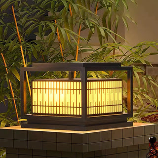 Window Grille Outdoor Post Light Ledecoo