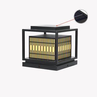 Window Grille Outdoor Post Light Ledecoo
