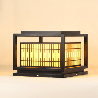 Window Grille Outdoor Post Light Ledecoo