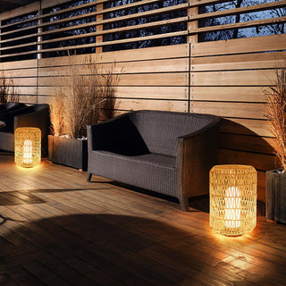 Woven Rattan Outdoor Lamp Arkstarhome