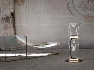 Bamboo Glass Floor Lamp Ledecoo