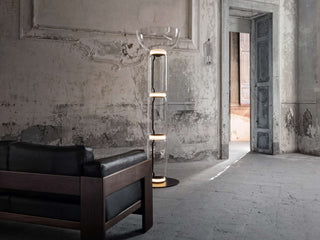 Bamboo Glass Floor Lamp Ledecoo