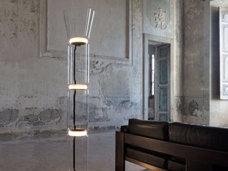 Bamboo Glass Floor Lamp Ledecoo